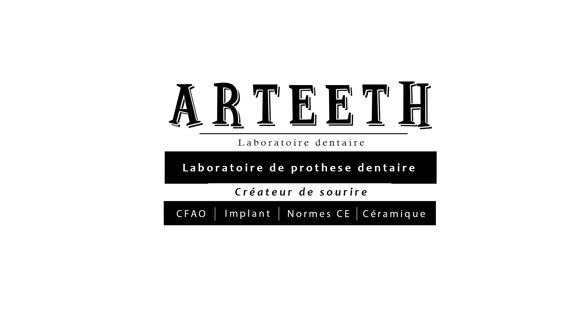 Visuel de présentation d'arteeth laboratoire dentaire